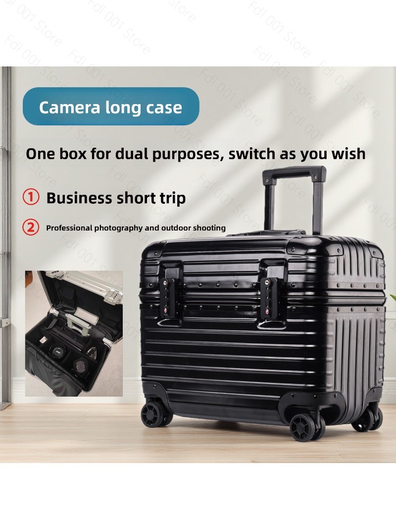 Travel Luggage Set - حقيبة سفر نسائية بعجلات عالمية الحركة،