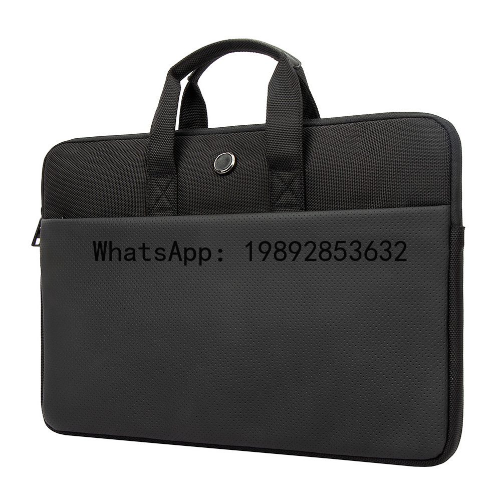 Leather Briefcase - حقيبة كمبيوتر محمول من PYJ، حقيبة