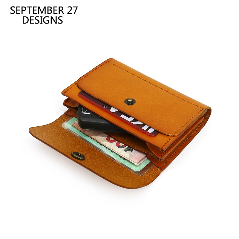 Leather Wallet Men - حقيبة خصر صغيرة من الجلد الطبيعي
