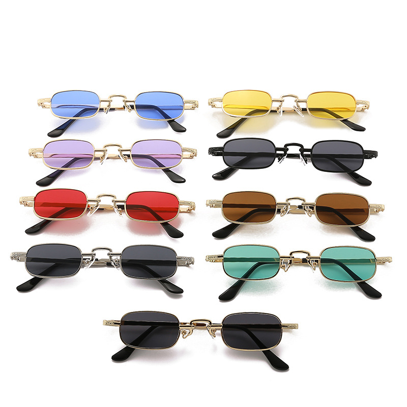 Sunglasses Uv400 - نظارات شمسية جديدة بإطار صغير مربع