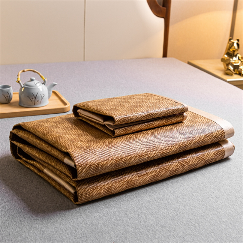 Silk Pillowcase - التبريد حصيرة الخيزران الصيف حصيرة و