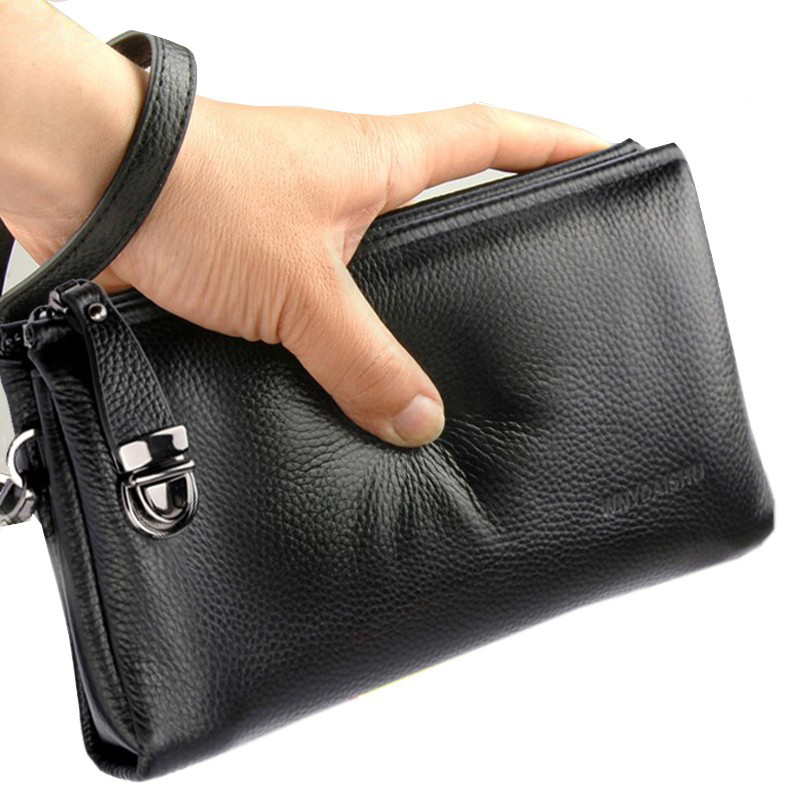 Leather Wallet Men - 2025 حقيبة اليد الرجال جلد البقر