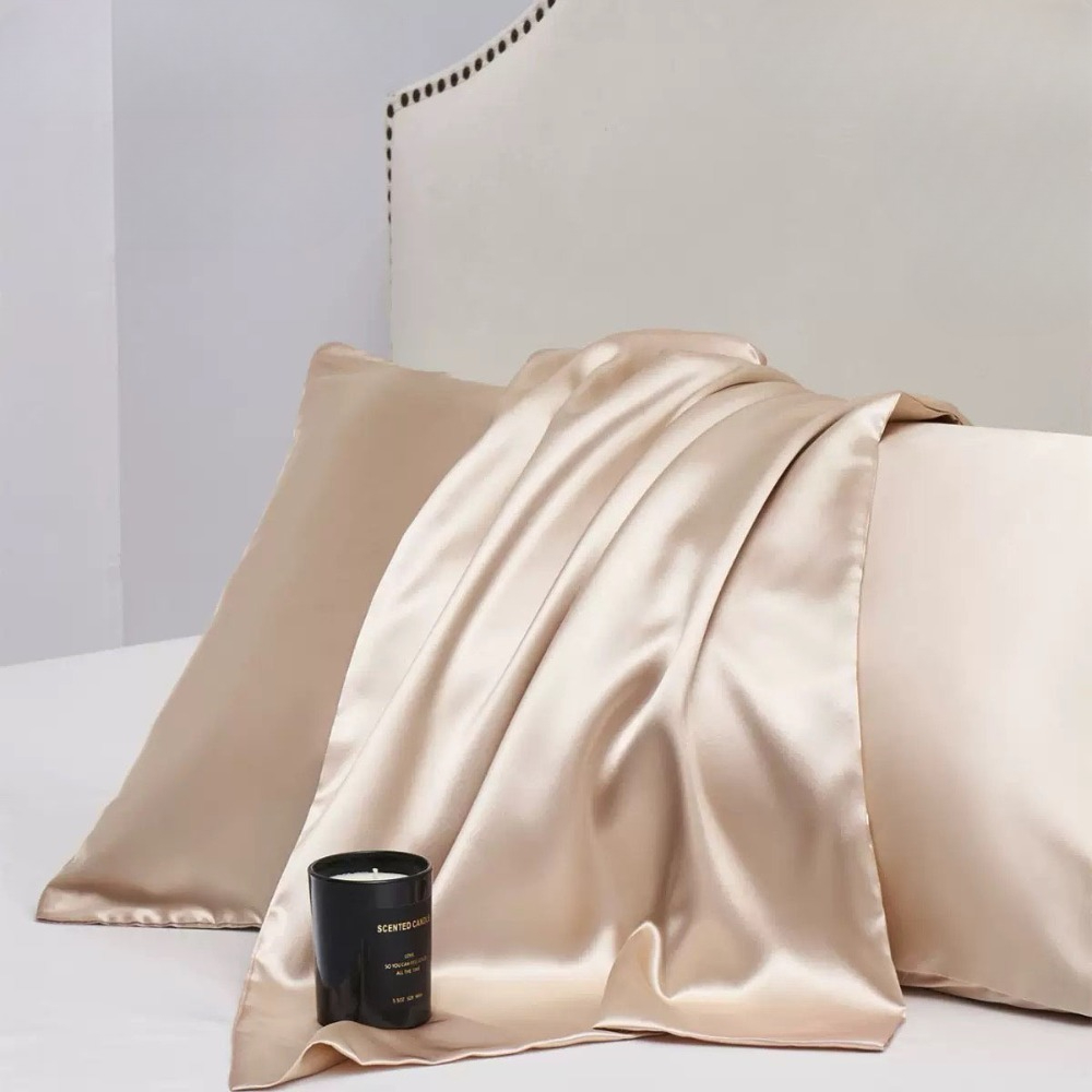 Silk Pillowcase - غطاء وسادة حريري طبيعي من حرير