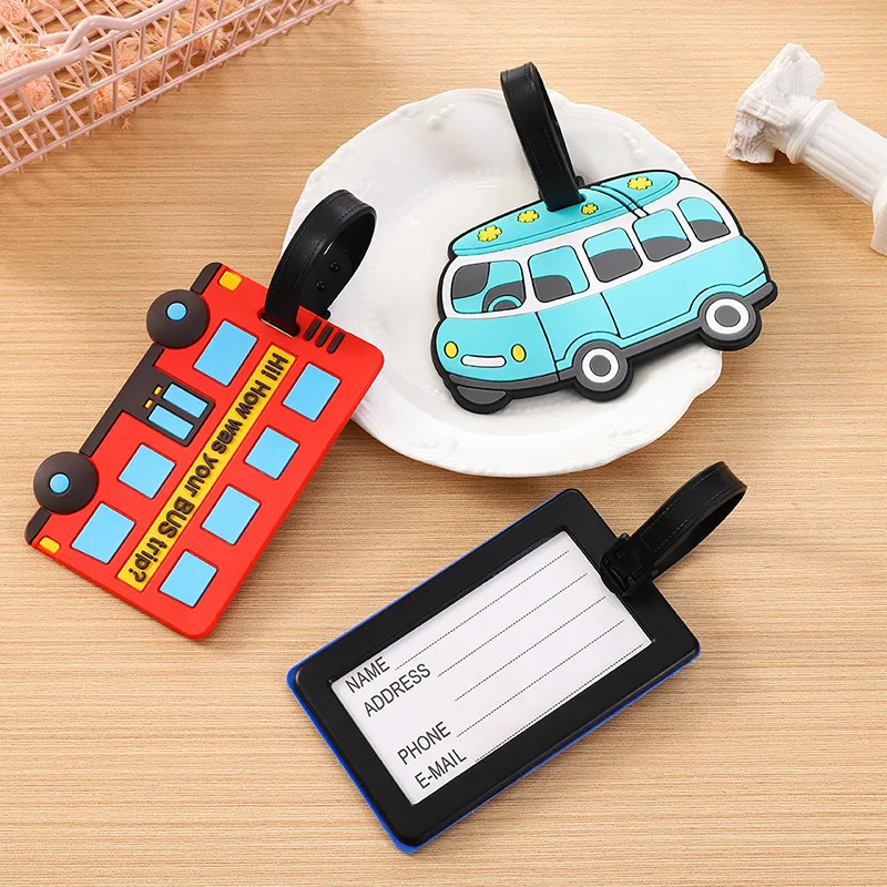 Travel Luggage Set - لطيف الكرتون سيارات بولي كلوريد الفينيل