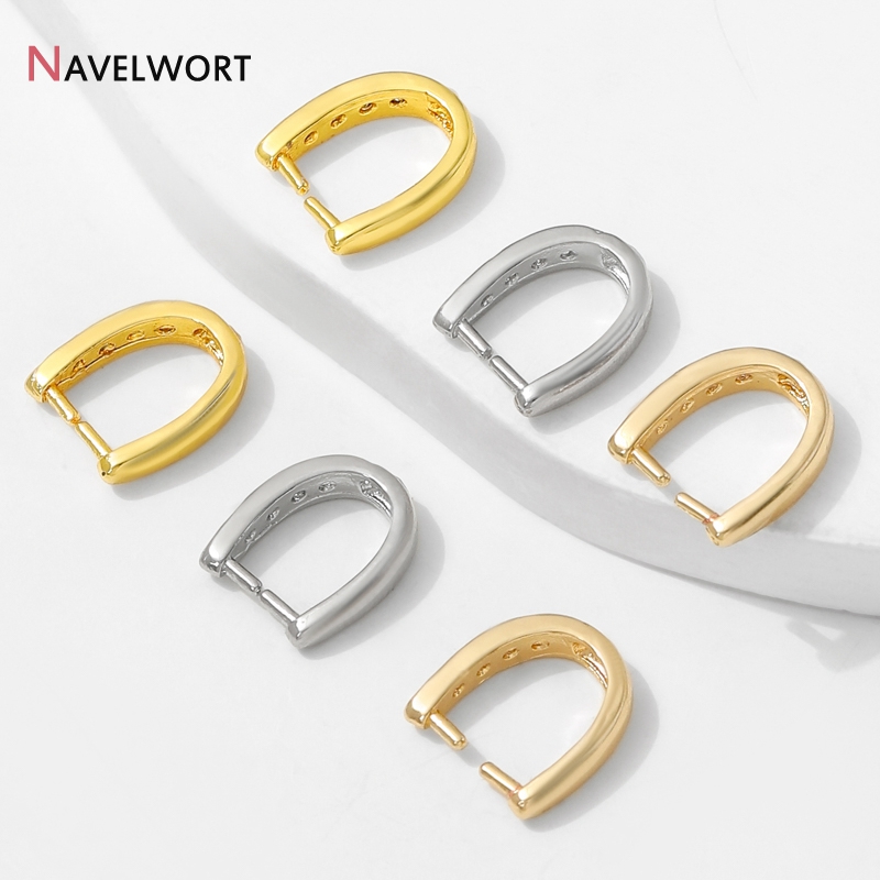 Gold Plated Jewelry - خطافات تعليق معدنية مطلية بالذهب عيار