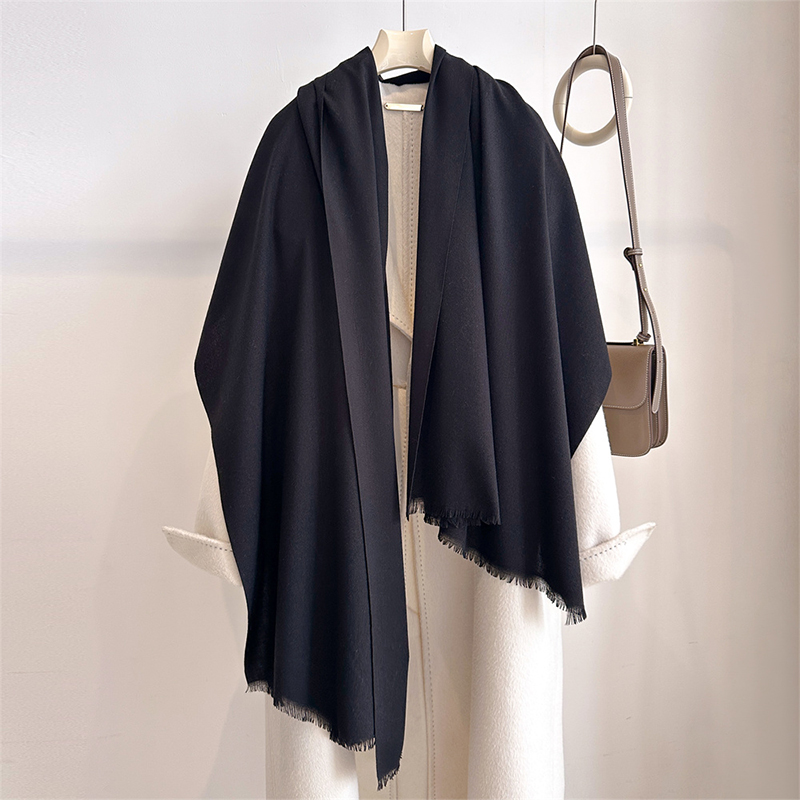 Cashmere Scarf - الفاخرة الشتاء الكشمير وشاح المرأة الصلبة