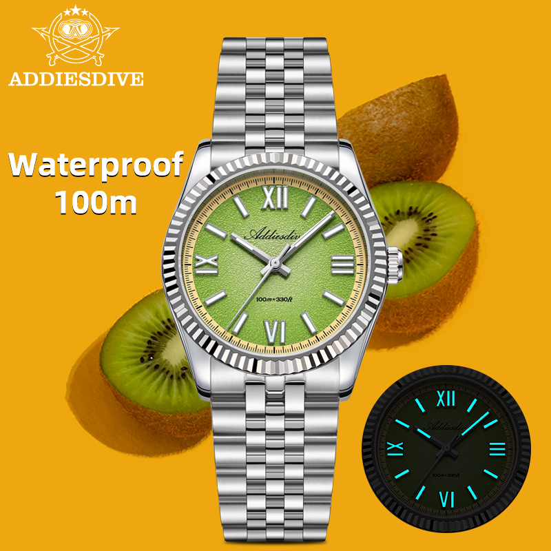 Luxury Watch Men - Addiesdive الرجال VH31 ساعة كوارتز 36
