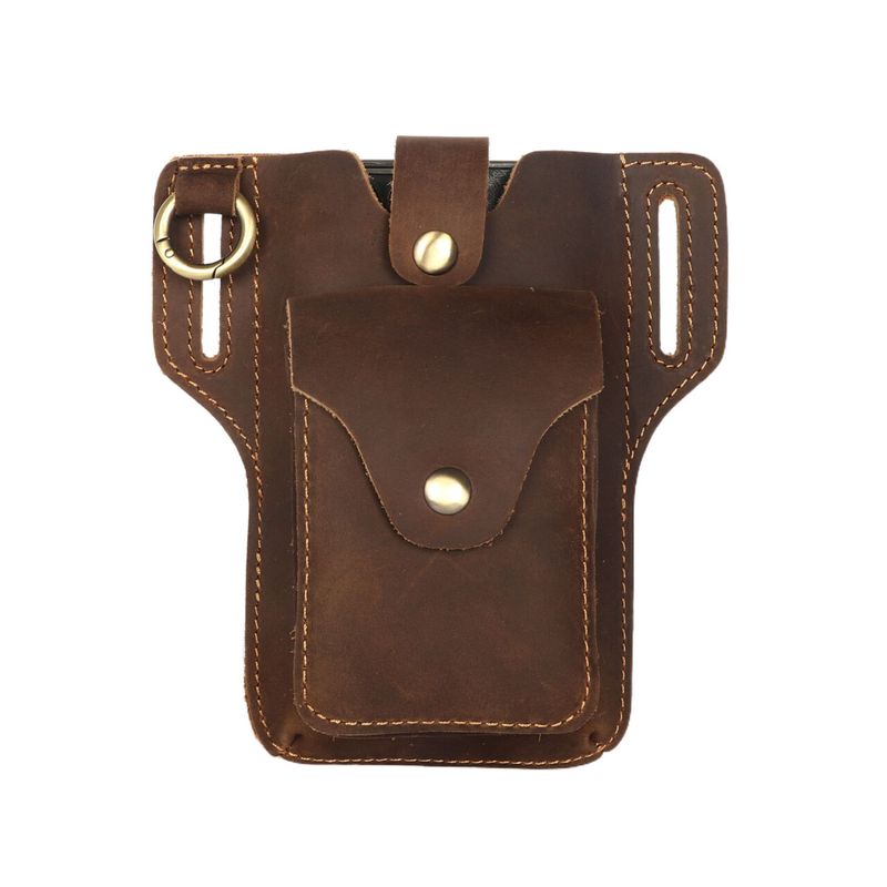 Leather Wallet Men - محفظة جلدية جديدة للرجال مخصصة للهاتف