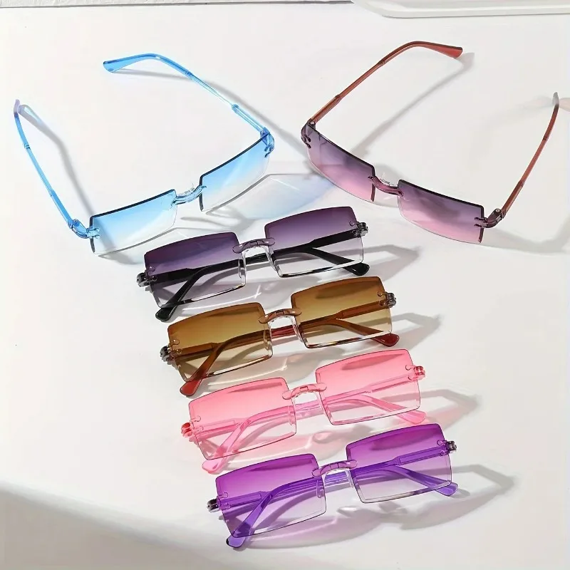 6 قطع من النظارات الشمسية المس - مراجعة Sunglasses Uv400 وسعره