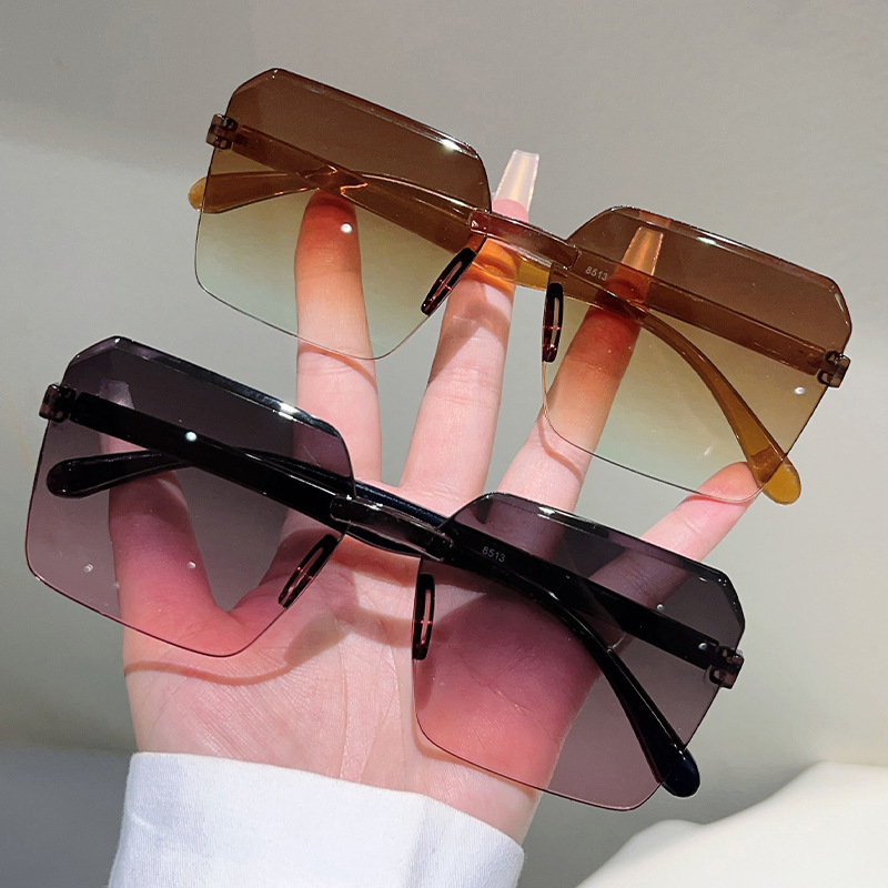 نظارات شمسية جديدة بدون إطار ب - مراجعة Designer Sunglasses وسعره