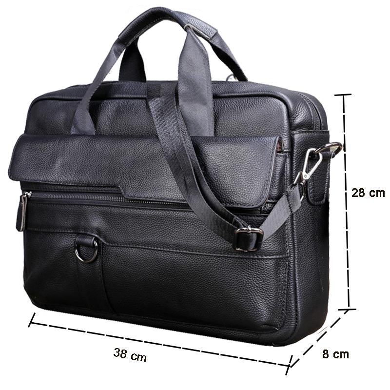 الرجال كبيرة جلد طبيعي حقيبة ي - مراجعة Leather Briefcase وسعره
