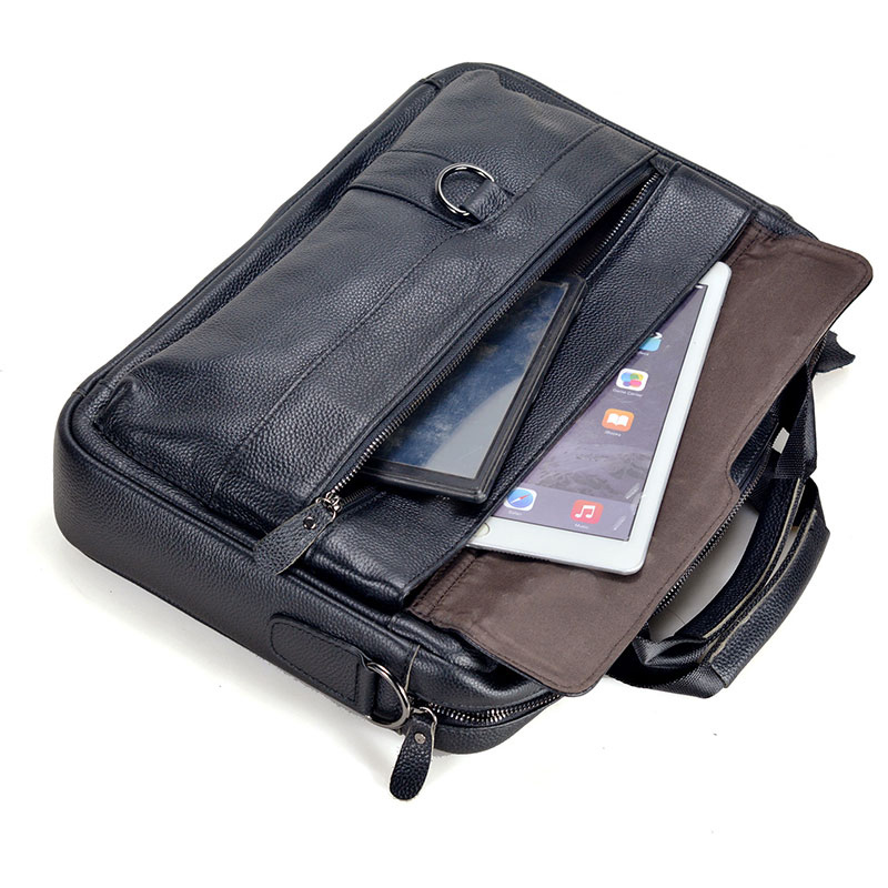 الرجال كبيرة جلد طبيعي حقيبة ي - مراجعة Leather Briefcase وسعره