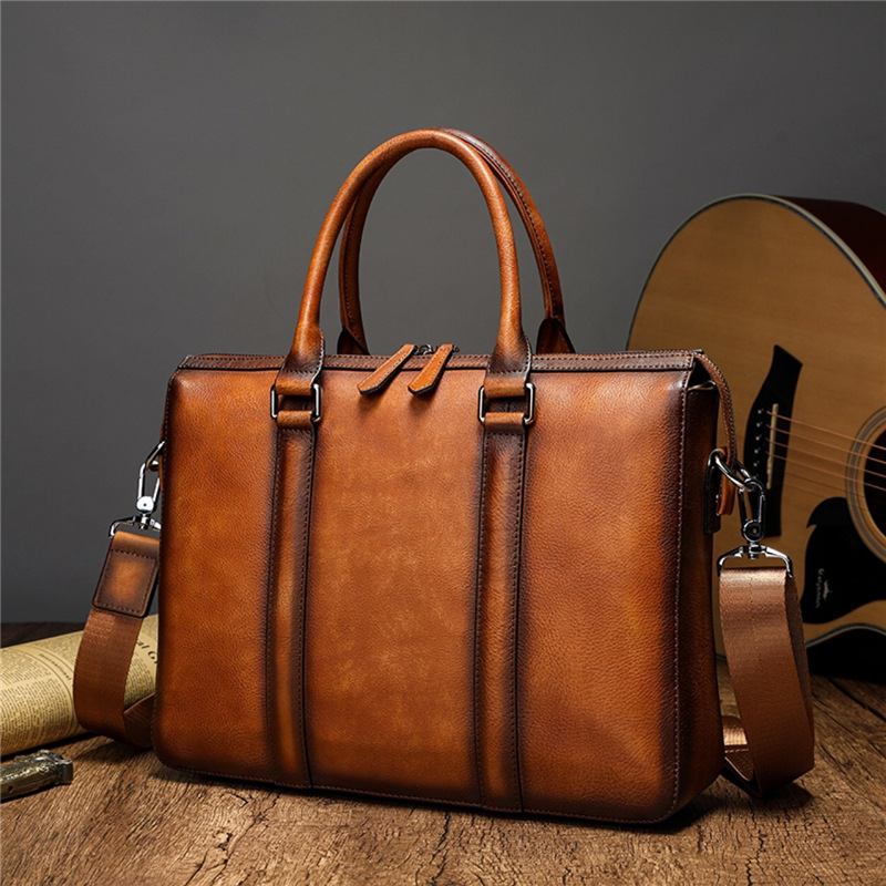 حقيبة يد جلدية فاخرة من YETTIE - مراجعة Leather Briefcase وسعره