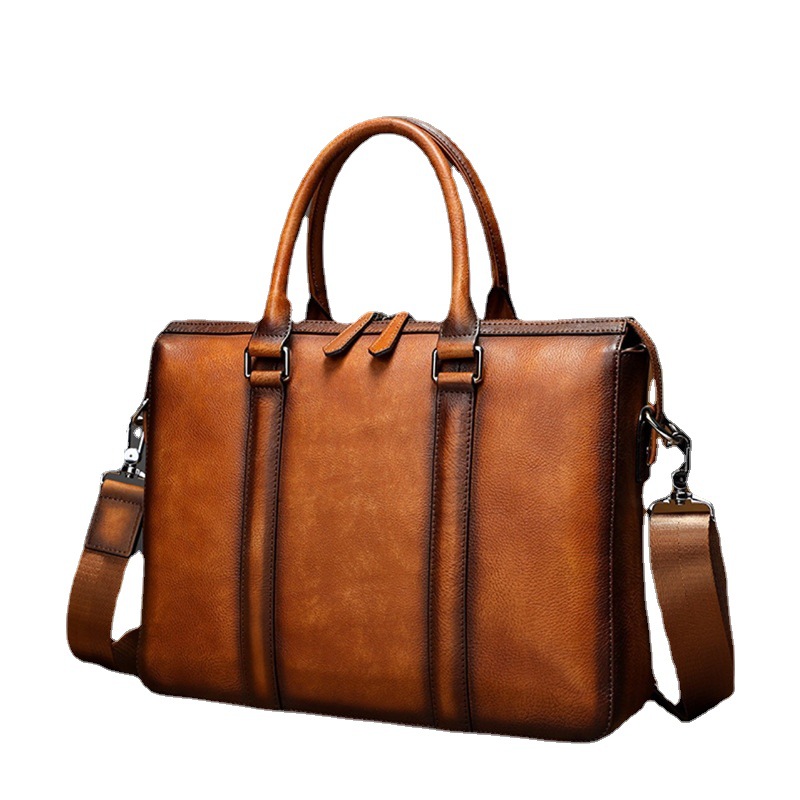 حقيبة يد جلدية فاخرة من YETTIE - مراجعة Leather Briefcase وسعره