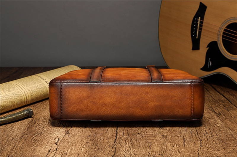 حقيبة يد جلدية فاخرة من YETTIE - مراجعة Leather Briefcase وسعره
