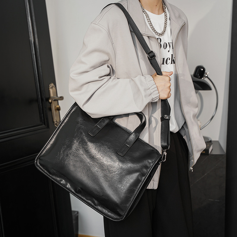 حقيبة يد رجالية غير رسمية للأع - مراجعة Leather Briefcase وسعره