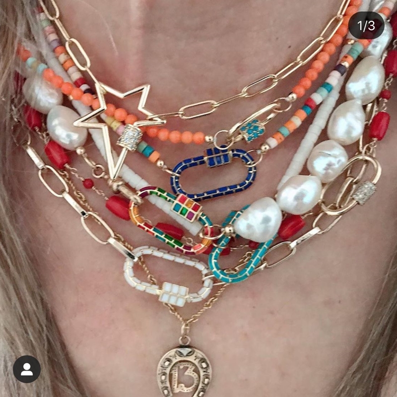 مشبك تعليق نحاسي مزخرف مطلي با - مراجعة Gold Plated Jewelry وسعره