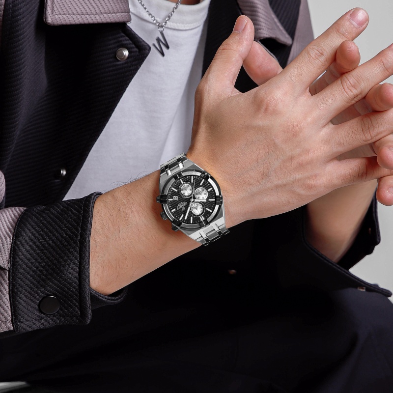 ساعة NAVIFORCE للرجال كوارتز ك - مراجعة Luxury Watch Men وسعره