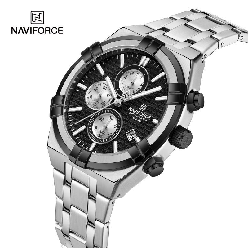 ساعة NAVIFORCE للرجال كوارتز ك - مراجعة Luxury Watch Men وسعره
