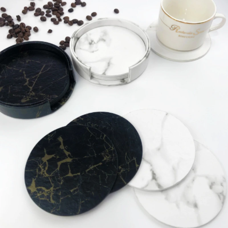 6 قطعة قاعدة أكواب رخامية من ا - مراجعة Marble Coaster Set وسعره