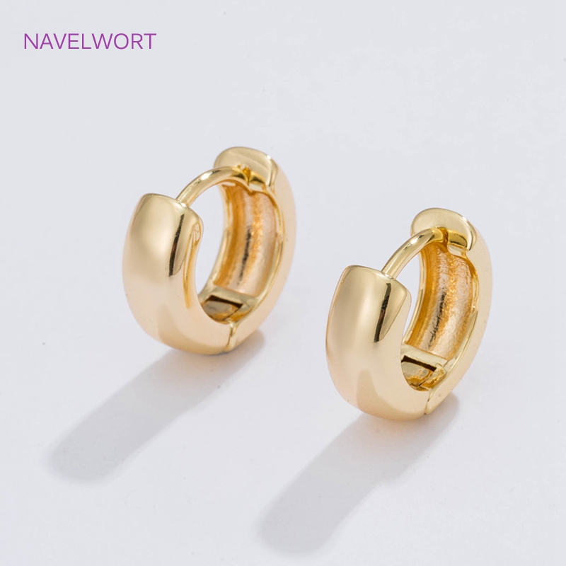 6 أحجام من الأقراط الدائرية ال - مراجعة Gold Plated Jewelry وسعره