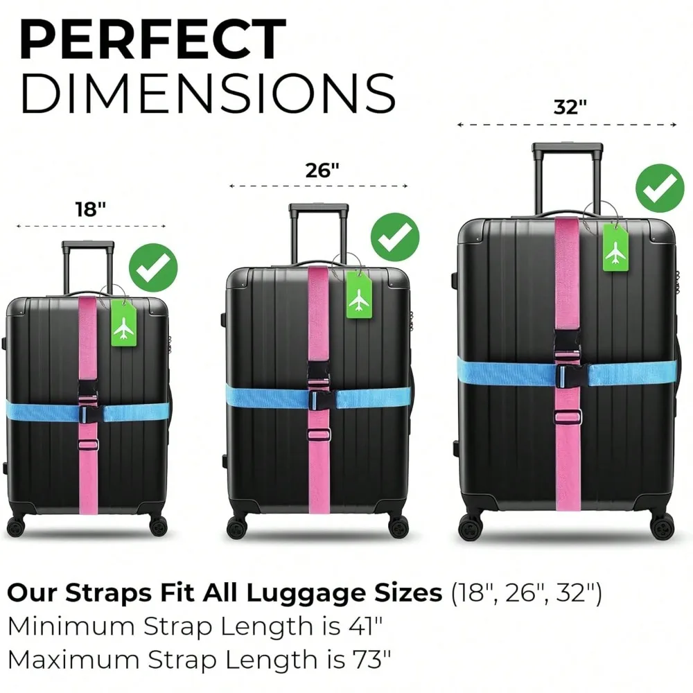 مجموعة حزام الأمتعة مع علامة ا - مراجعة Travel Luggage Set وسعره