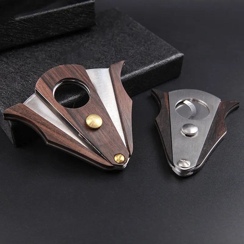 خشبية السيجار القاطع مقص سكين  - مراجعة Premium Cigar Case وسعره
