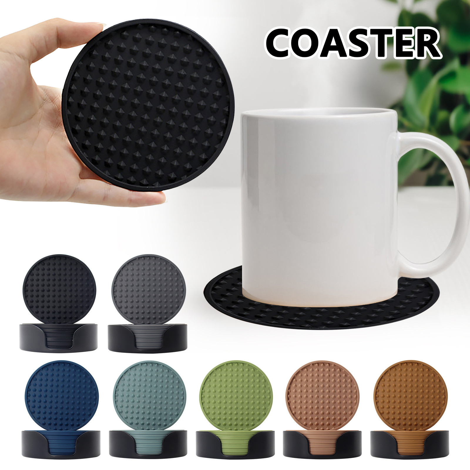 طقم قاعدة أكواب الشرب من السيل - مراجعة Marble Coaster Set وسعره