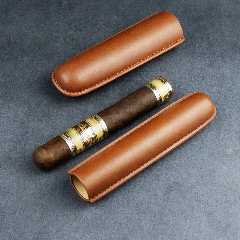 الجلود السيجار أنبوب هوميدور ا - مراجعة Premium Cigar Case وسعره