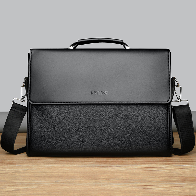 حقيبة يد رجالية أنيقة للأعمال  - مراجعة Leather Briefcase وسعره