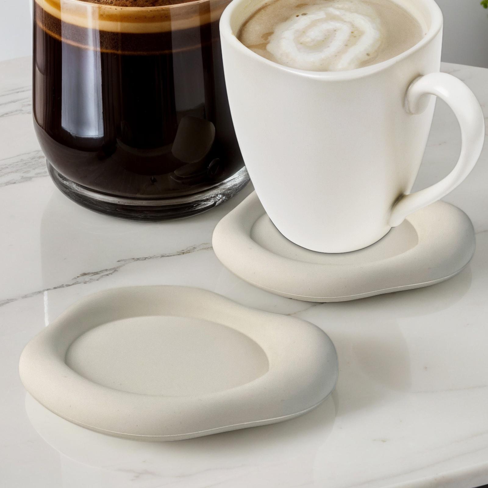 سيليكون عدم الانزلاق سحابة شكل - مراجعة Marble Coaster Set وسعره