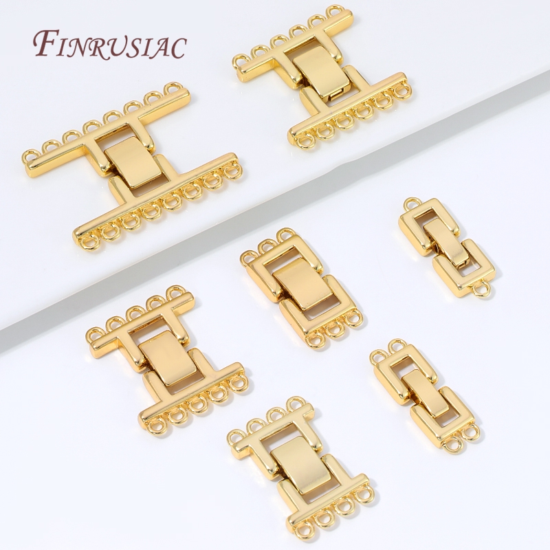 مشبك متعدد الطبقات مطلي بالذهب - مراجعة Gold Plated Jewelry وسعره