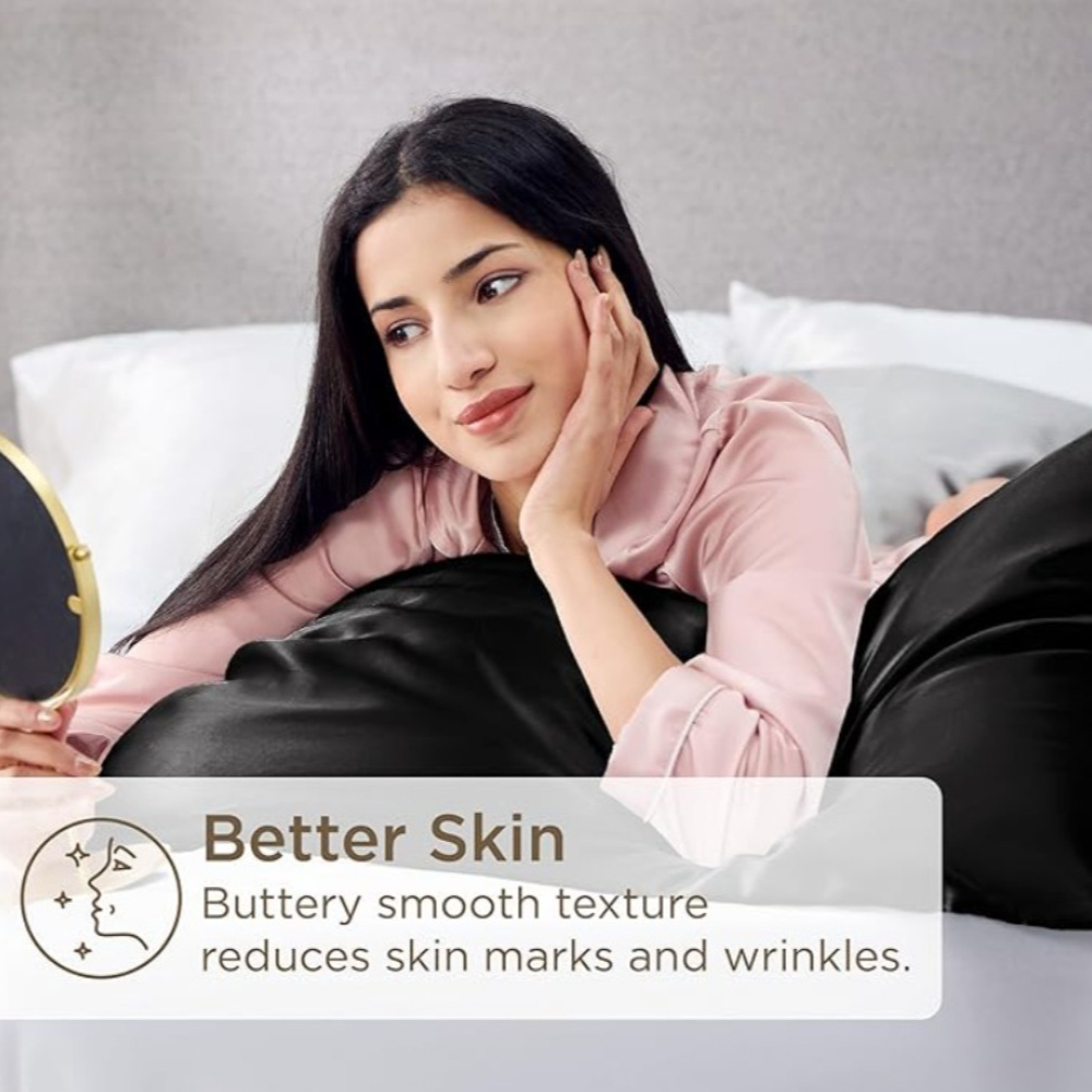 غطاء وسادة حريري طبيعي من حرير - مراجعة Silk Pillowcase وسعره