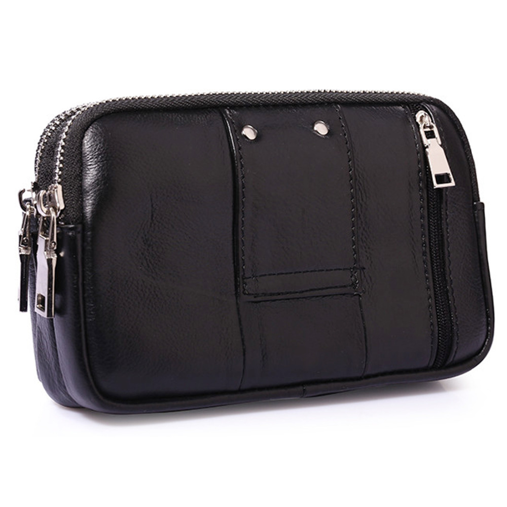 الرجال جلد طبيعي الخصر حزمة مر - مراجعة Leather Wallet Men وسعره