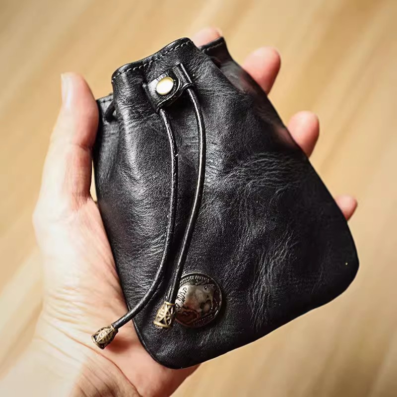 محفظة جلدية ناعمة أصلية على ال - مراجعة Leather Wallet Men وسعره