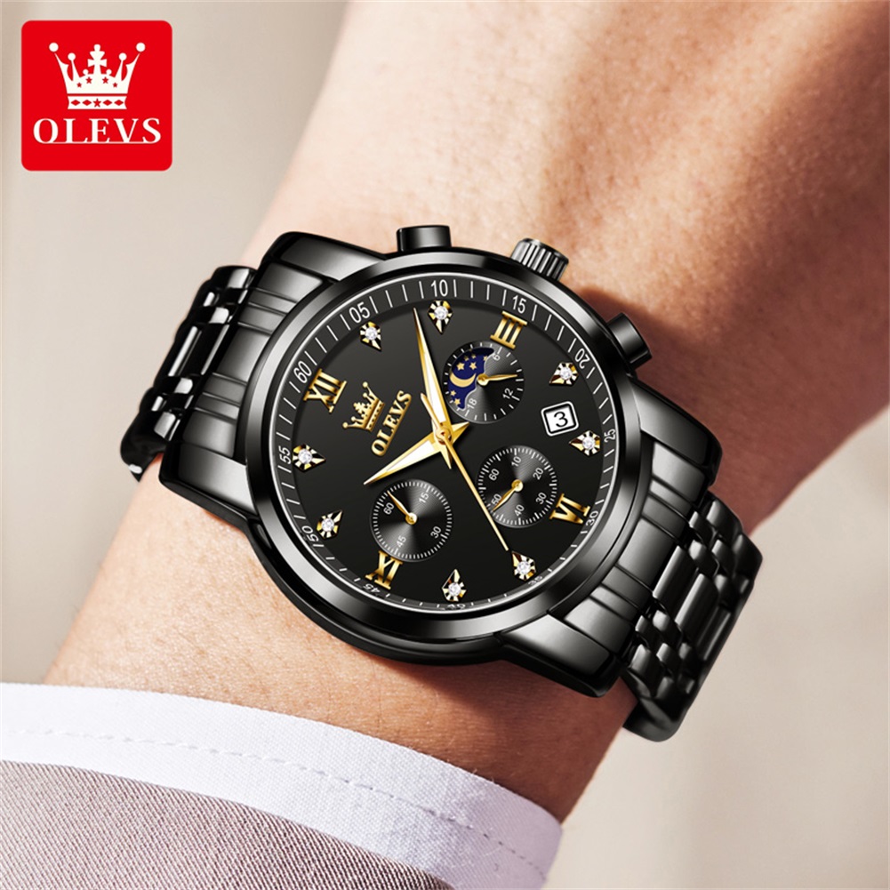 ساعات OLEVS الشهيرة للرجال من  - مراجعة Luxury Watch Men وسعره