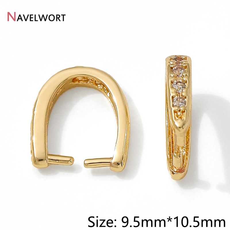 خطافات تعليق معدنية مطلية بالذ - مراجعة Gold Plated Jewelry وسعره