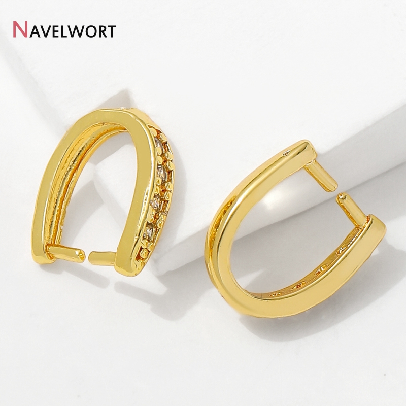 خطافات تعليق معدنية مطلية بالذ - مراجعة Gold Plated Jewelry وسعره