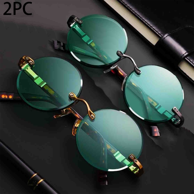 نظارات شمسية كلاسيكية بدون إطا - مراجعة Designer Sunglasses وسعره
