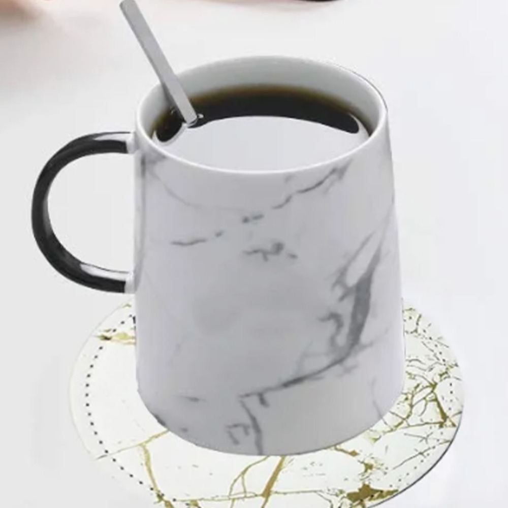 طقم من 7 قطع من حاملات الأكواب - مراجعة Marble Coaster Set وسعره