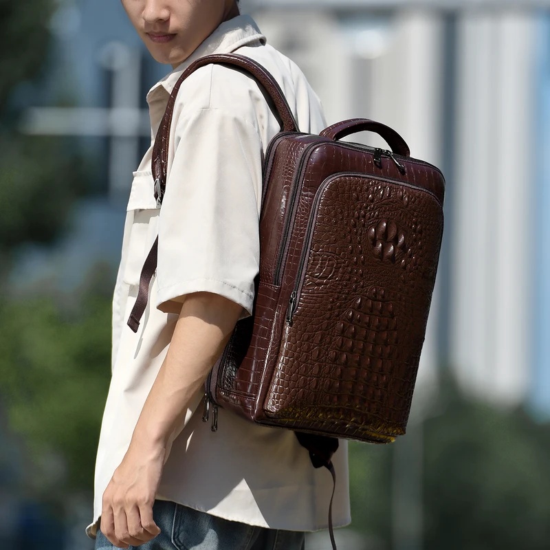 حقيبة ظهر جديدة للرجال من الجل - مراجعة Leather Briefcase وسعره