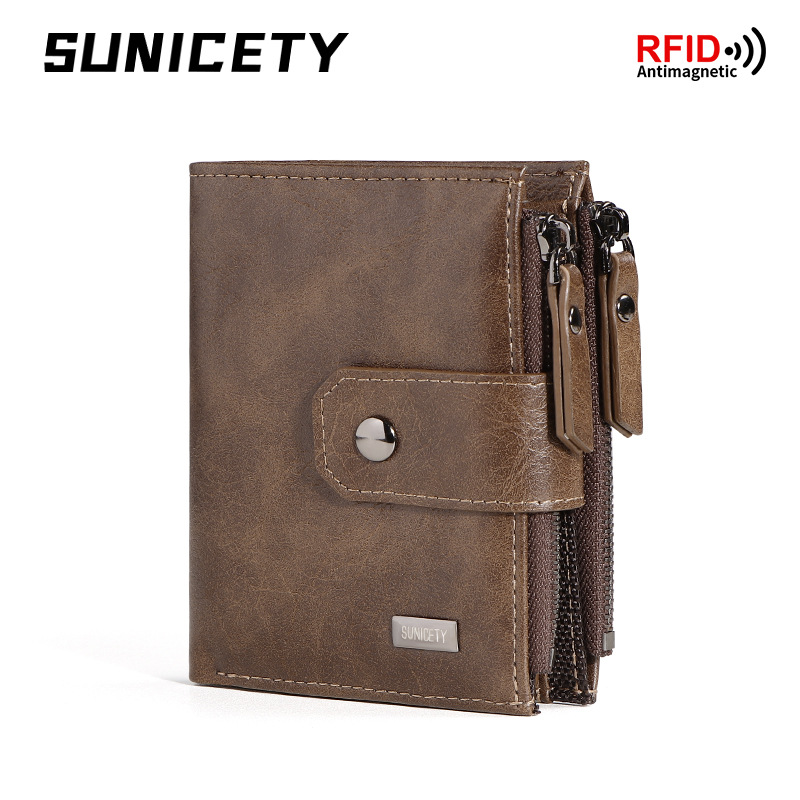 مكافحة سرقة عبر الحدود الأعمال - مراجعة Leather Wallet Men وسعره