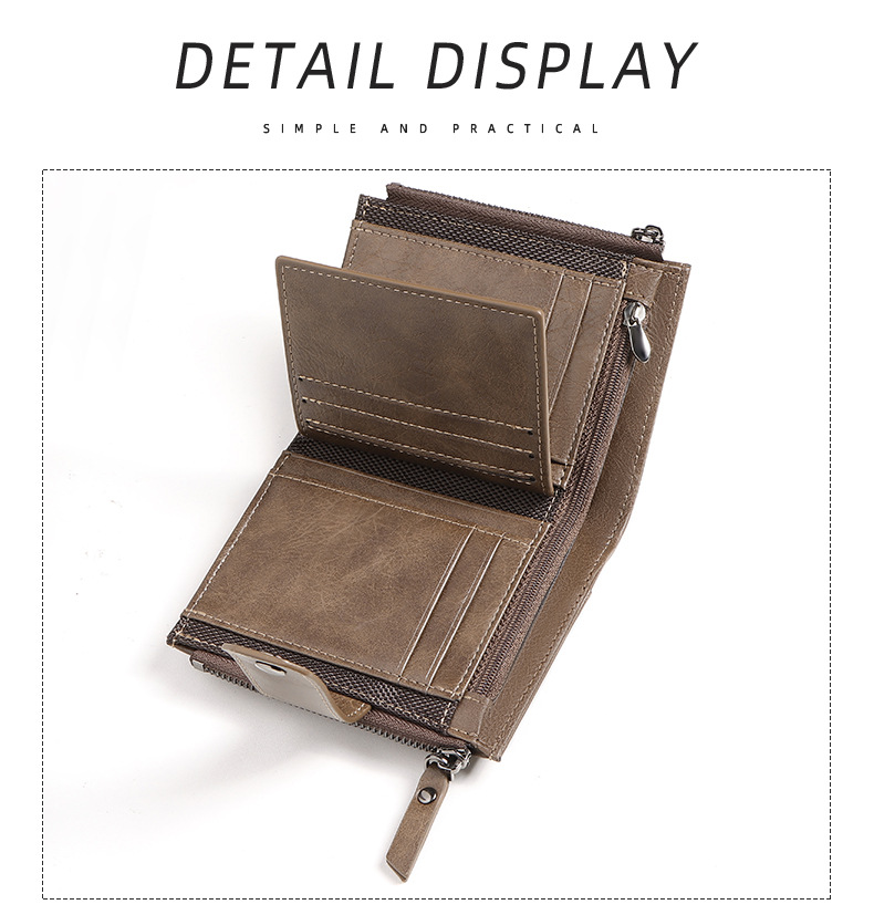 مكافحة سرقة عبر الحدود الأعمال - مراجعة Leather Wallet Men وسعره