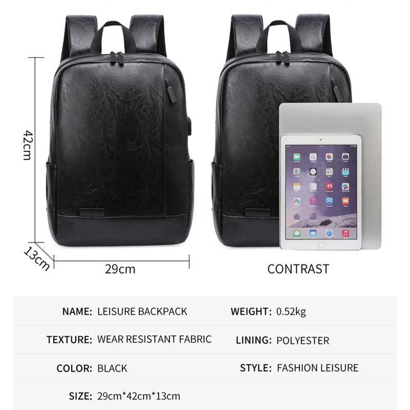حقيبة ظهر عصرية للرجال من جلد  - مراجعة Leather Briefcase وسعره