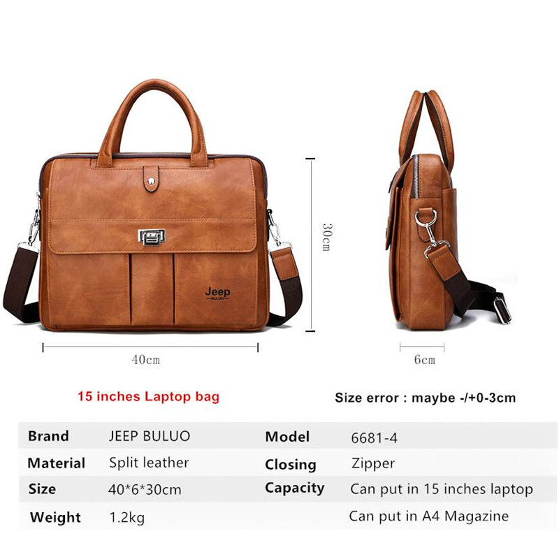 حقيبة جلدية للرجال من جيب بولو - مراجعة Leather Briefcase وسعره