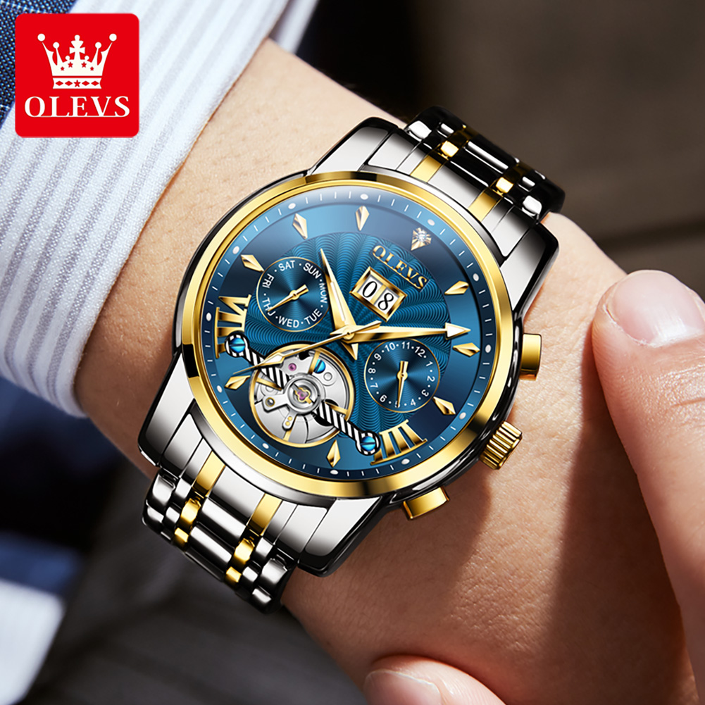ساعات رجالية OLEVS فاخرة عصرية - مراجعة Luxury Watch Men وسعره