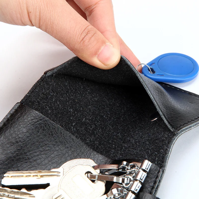حافظة مفاتيح رجالية من الجلد ا - مراجعة Leather Wallet Men وسعره