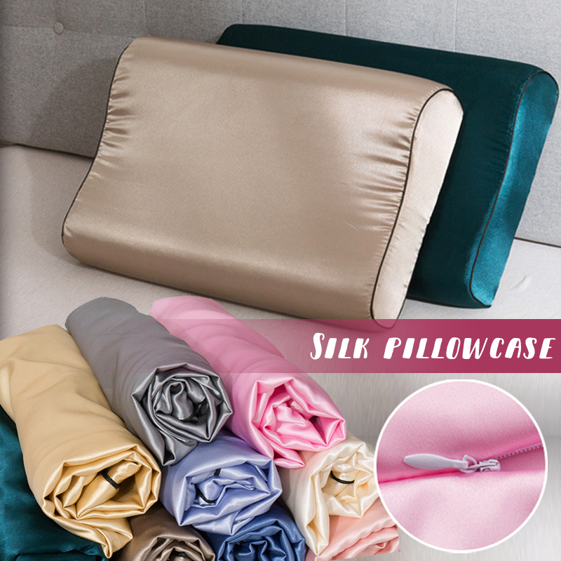 غطاء وسادة من اللاتكس والساتان - مراجعة Silk Pillowcase وسعره