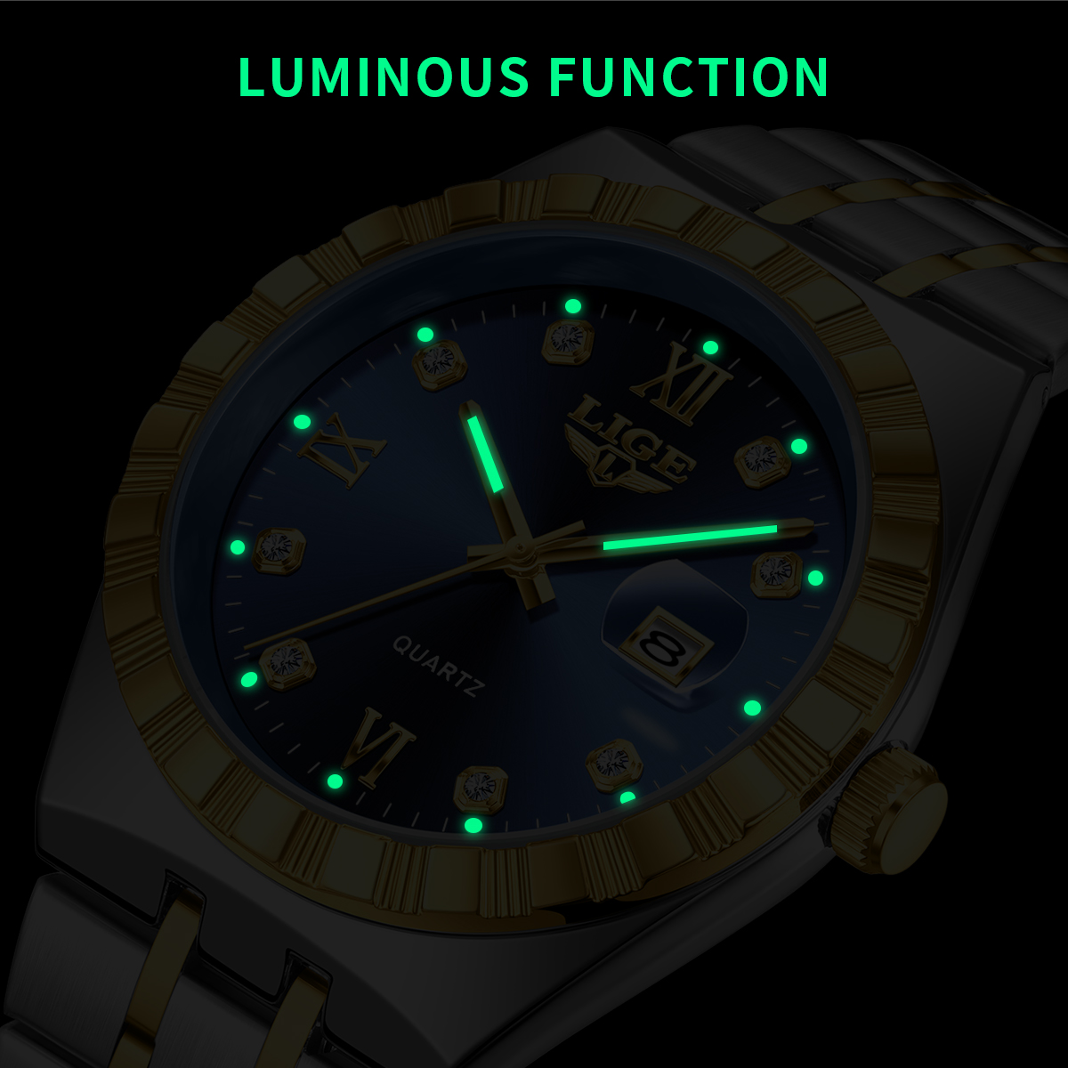 ساعات رجالية من LIGE للأعمال،  - مراجعة Luxury Watch Men وسعره