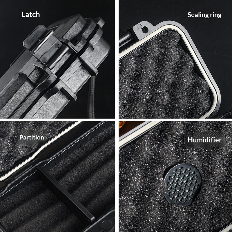 مرطب سيجار محمول مع مرطب مقاوم - مراجعة Premium Cigar Case وسعره